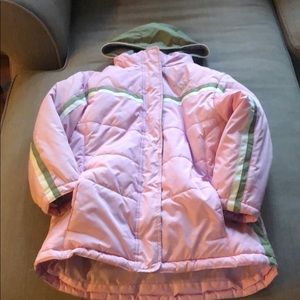3 in 1 winter jacket, includes reversible liner.